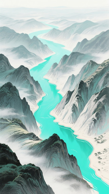 山河插画7