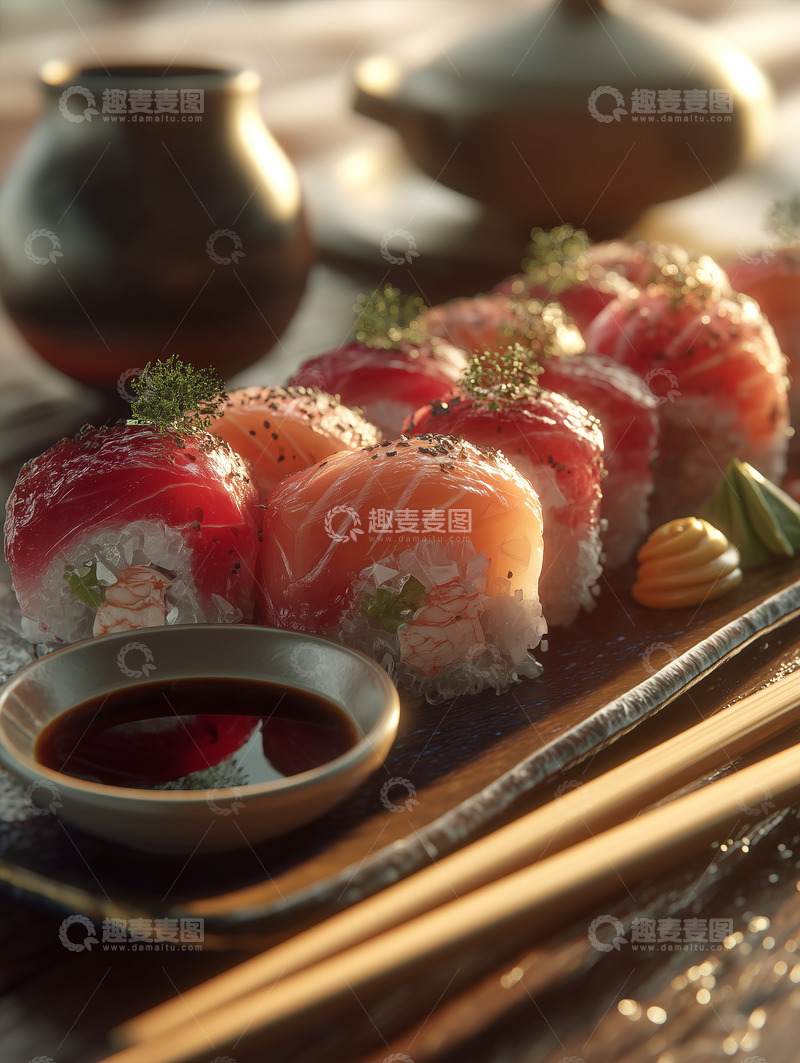 高清大图下载【趣麦麦图】美食篇&mdash;&mdash;日式料理寿司图片76