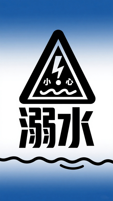 小心溺水