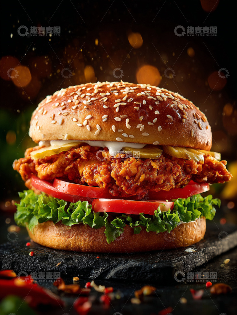 高清大图下载【趣麦麦图】汉堡摄影西餐美食19