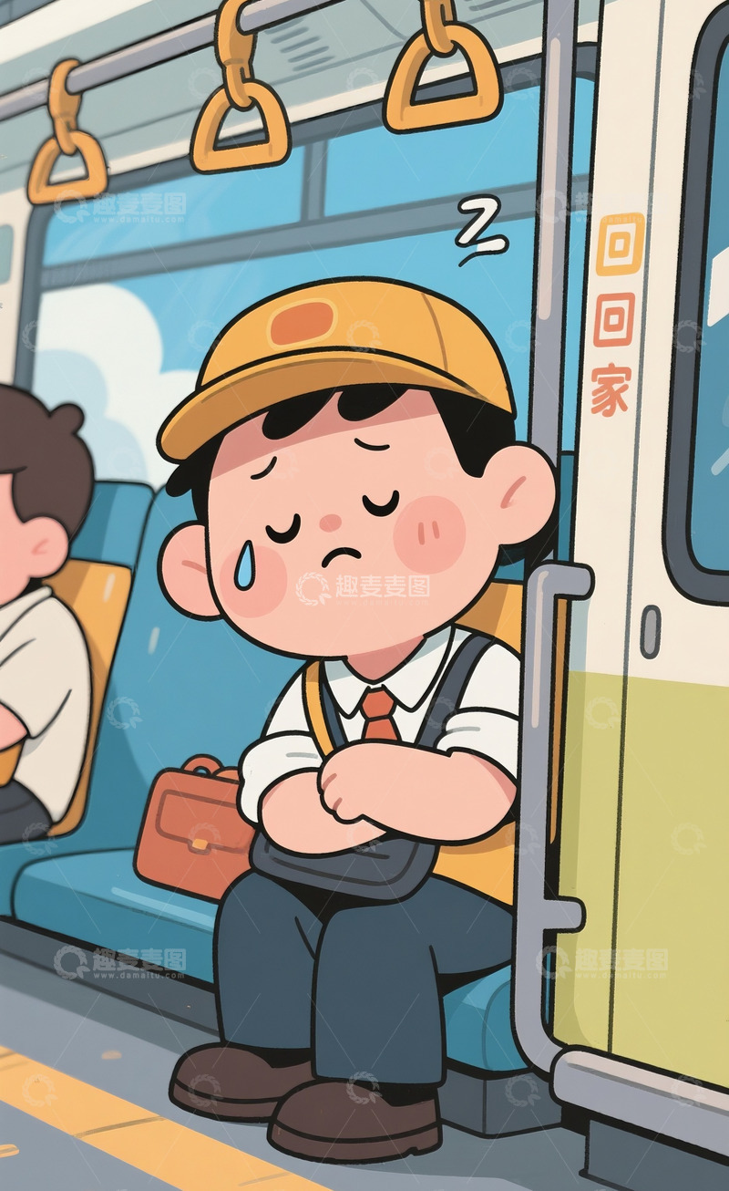 高清大图下载【趣麦麦图】卡通工人39