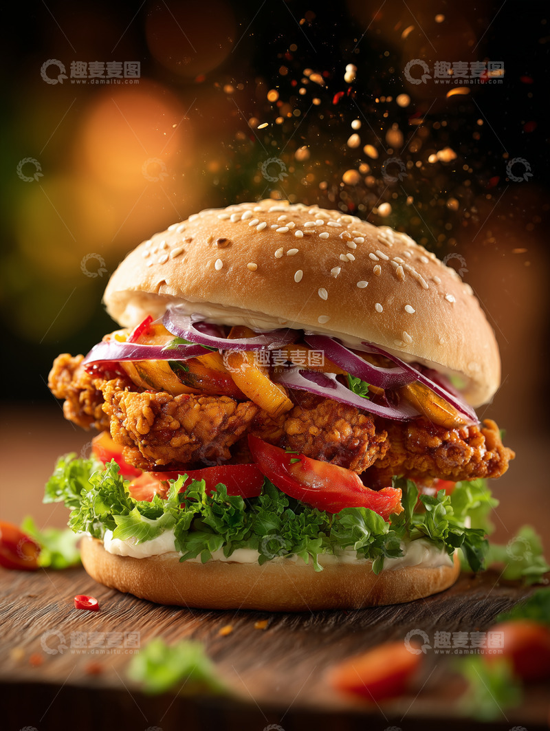 高清大图下载【趣麦麦图】汉堡摄影西餐美食18