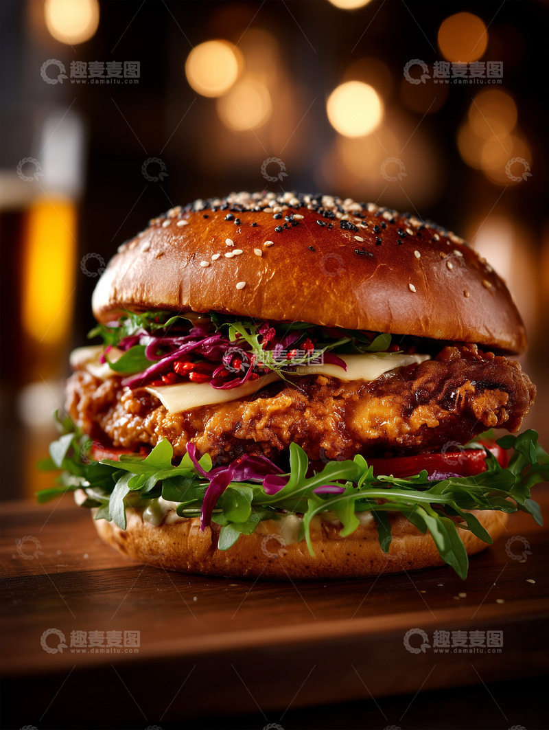 高清大图下载【趣麦麦图】汉堡摄影西餐美食9
