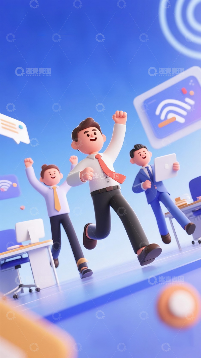 高清大图下载【趣麦麦图】职场打工人5