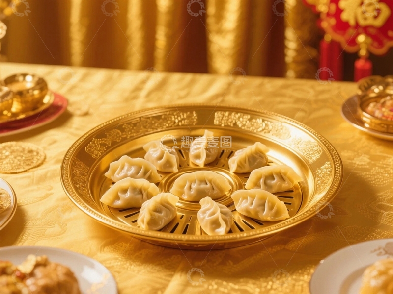 高清大图下载【趣麦麦图】美味精致的饺子1