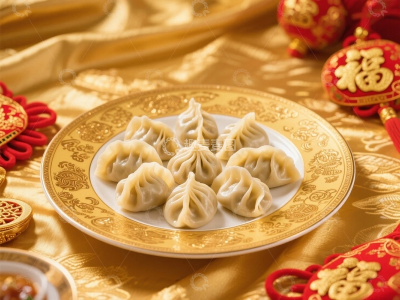 高清大图下载【趣麦麦图】味道鲜美的饺子1