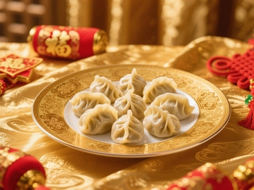 美味精致的饺子