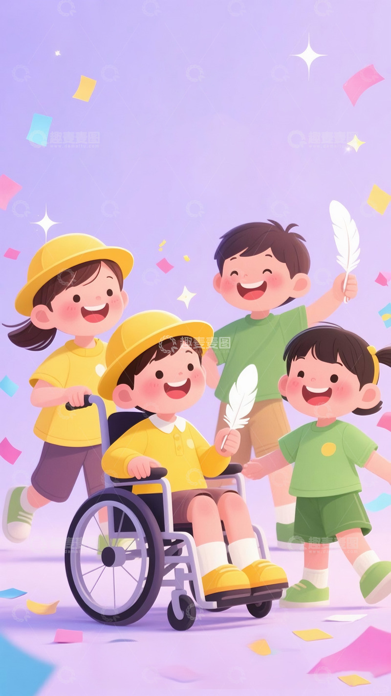 高清大图下载【趣麦麦图】欢乐的孩子14