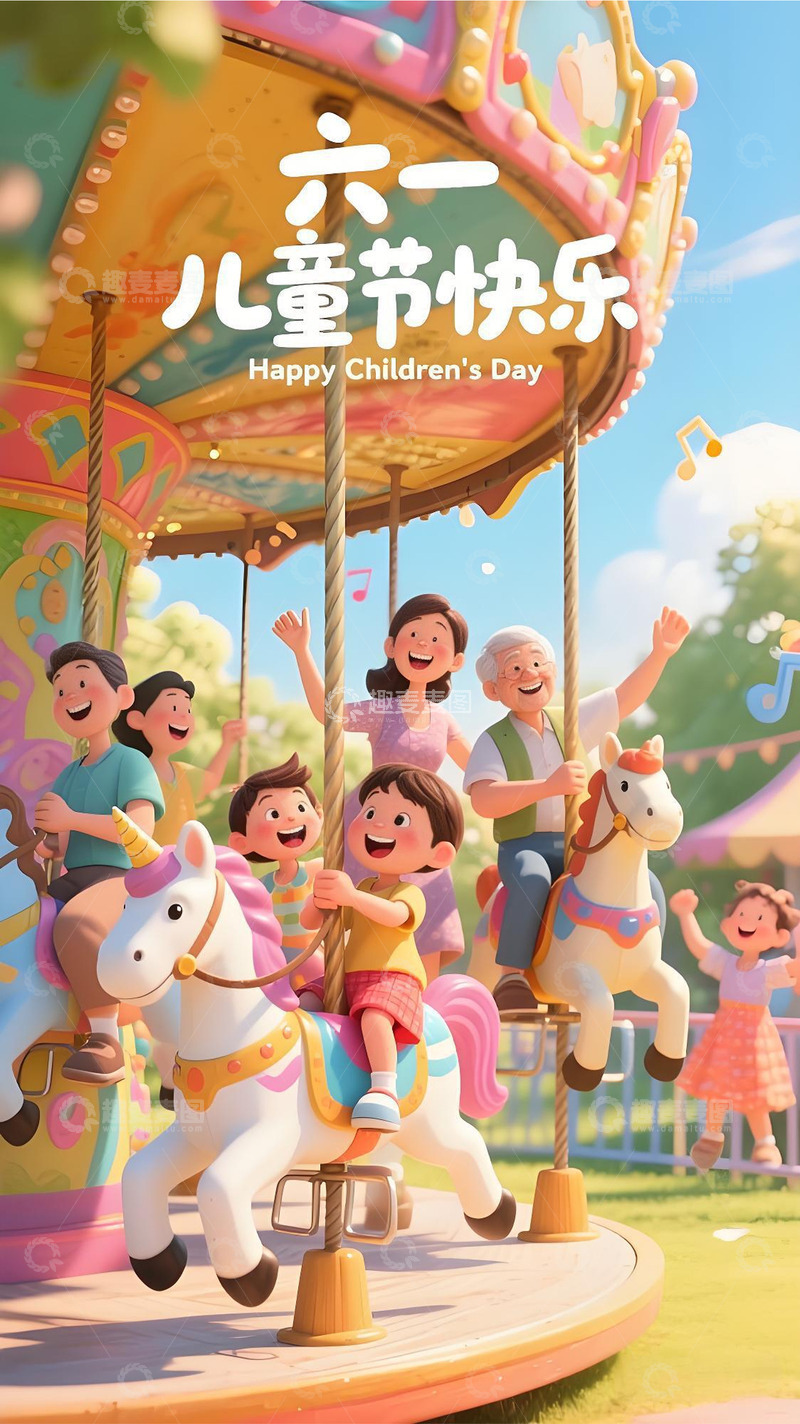 高清大图下载【趣麦麦图】儿童节海报设计17