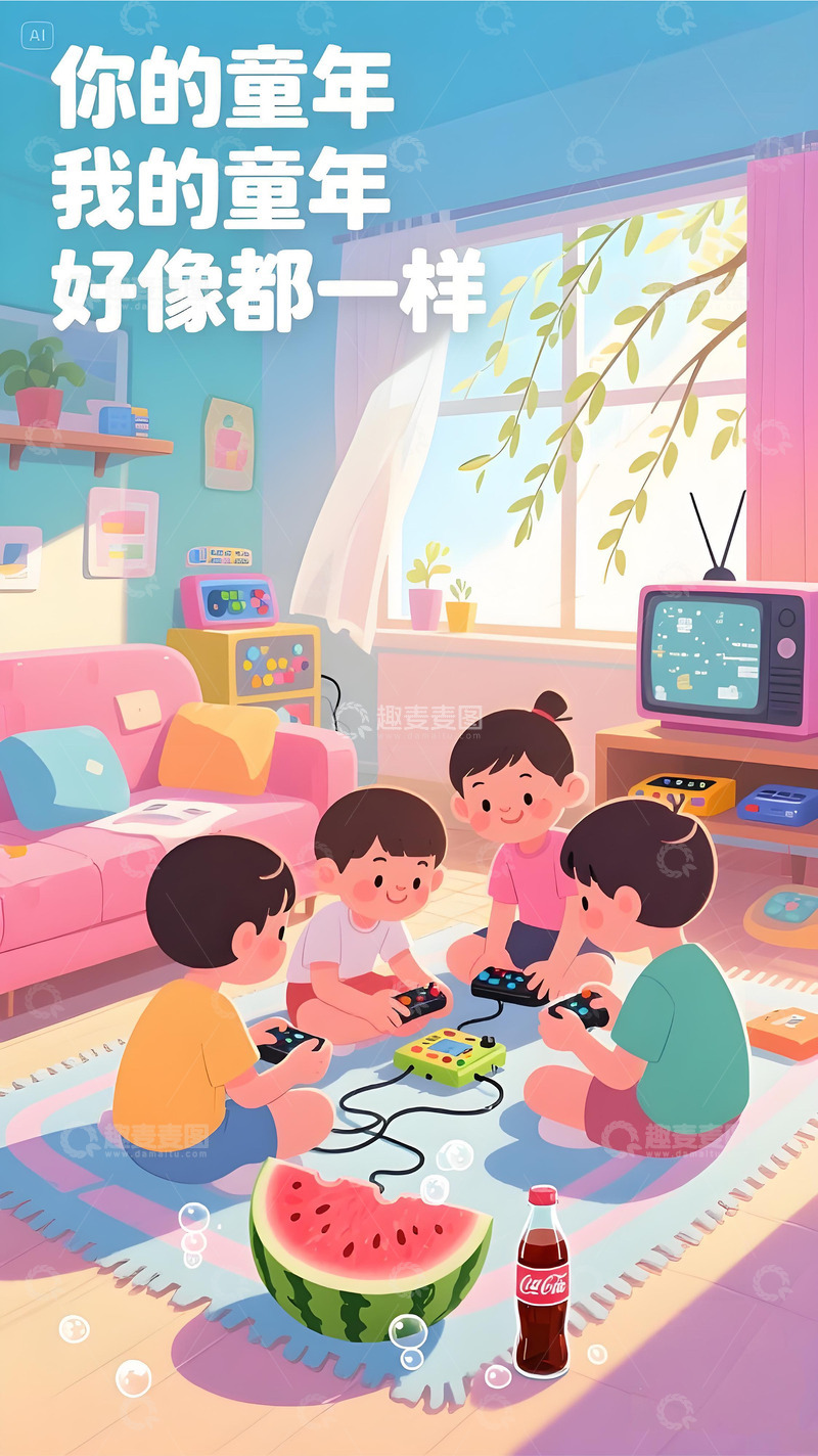 高清大图下载【趣麦麦图】儿童节海报设计20