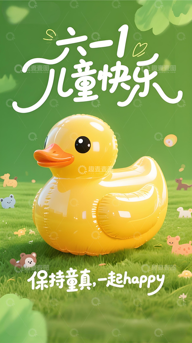 高清大图下载【趣麦麦图】儿童节海报设计8