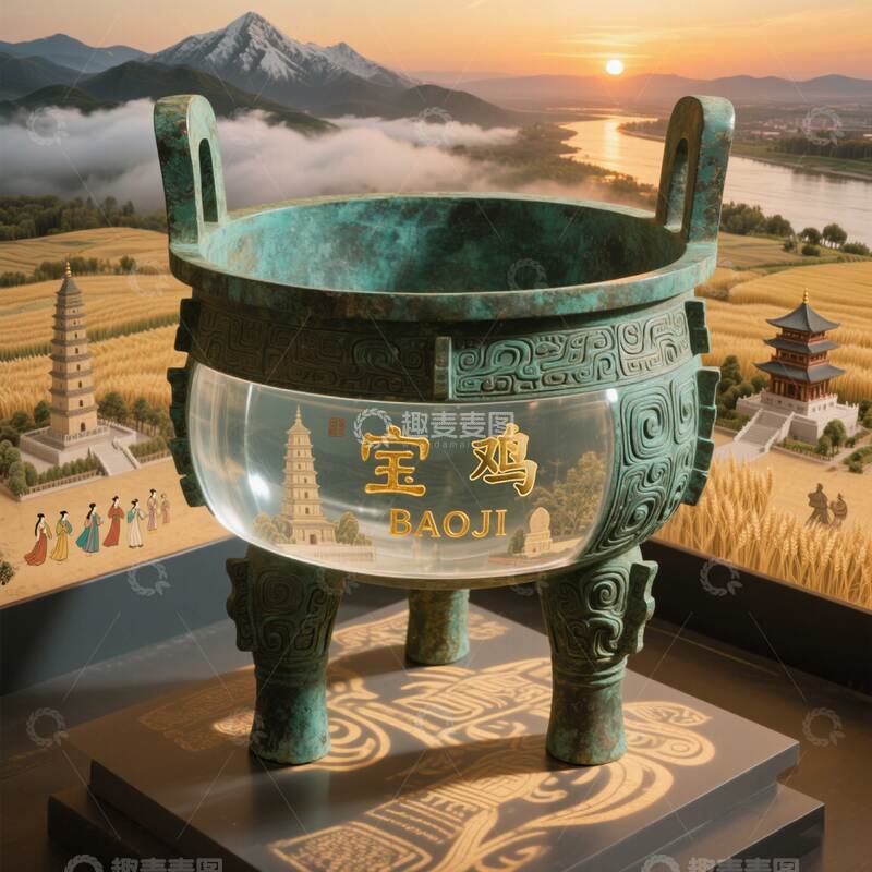 高清大图下载【趣麦麦图】中国风  宝鸡  地域 