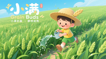 小满节气海报KV2