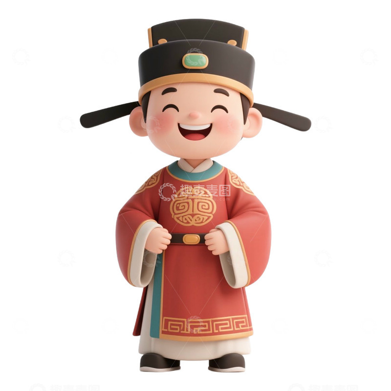 中国古代状元郎免抠元素3