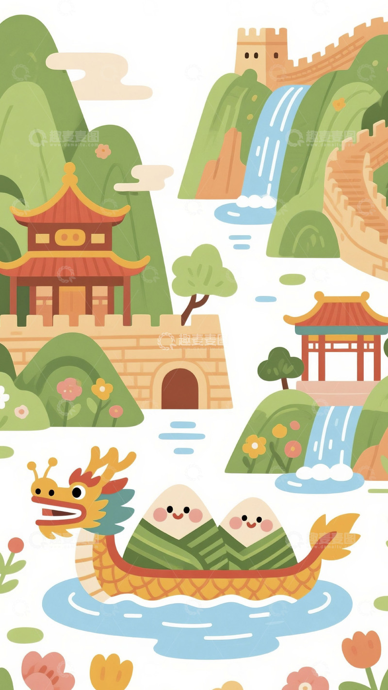高清大图下载【趣麦麦图】端午节节日海报81