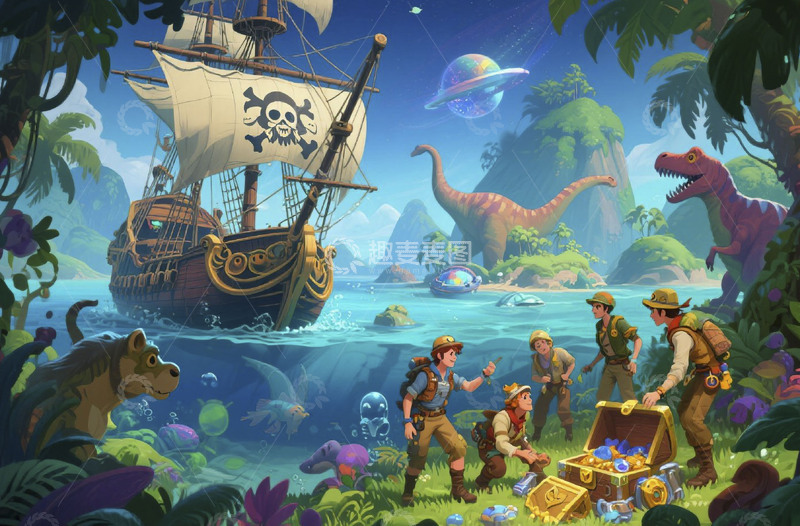 高清大图下载【趣麦麦图】动漫卡通海报10