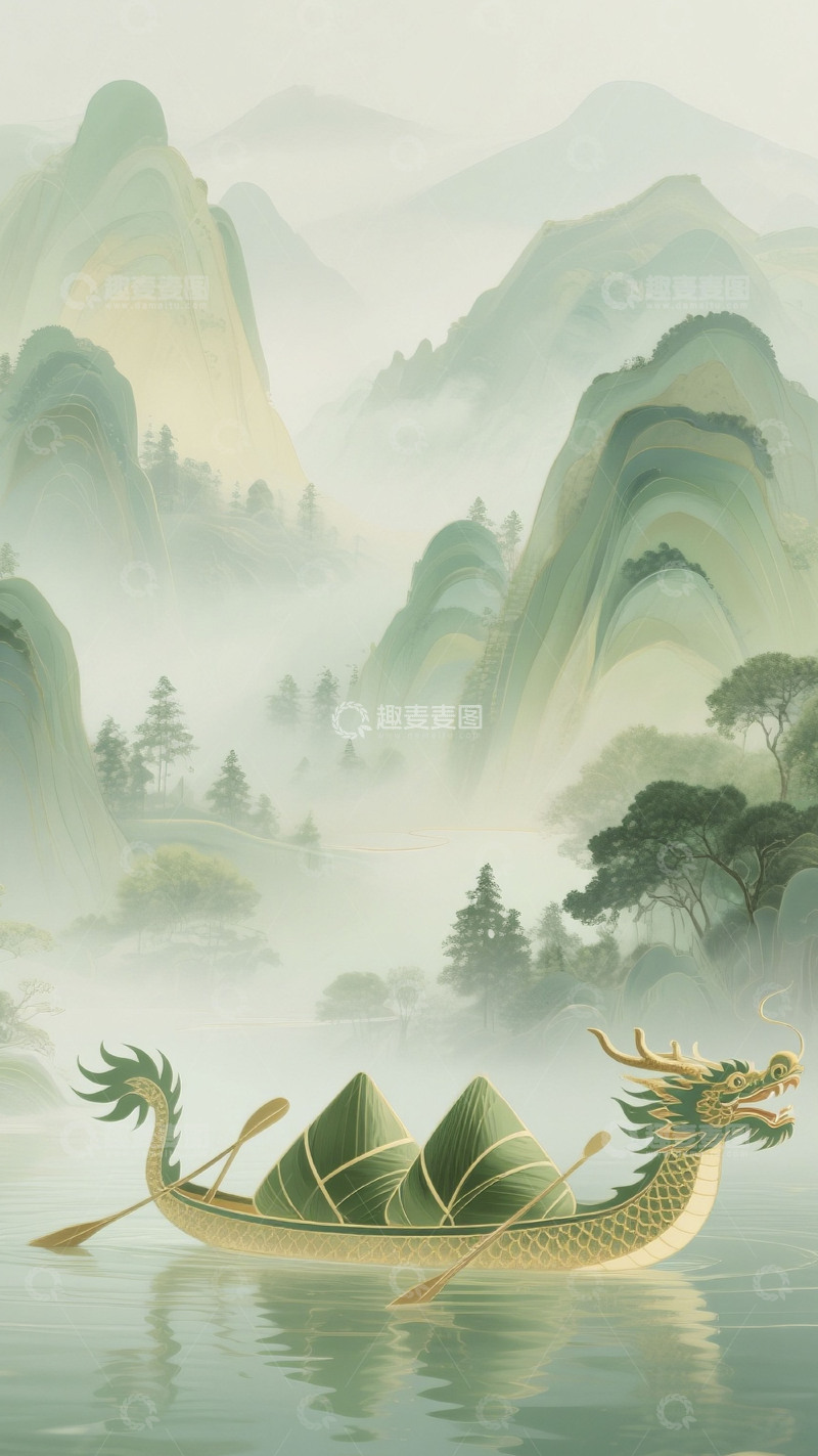 高清大图下载【趣麦麦图】端午节节日海报87