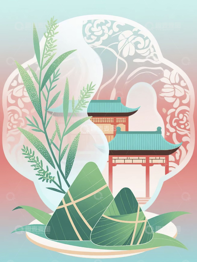 高清大图下载【趣麦麦图】端午节节日海报84