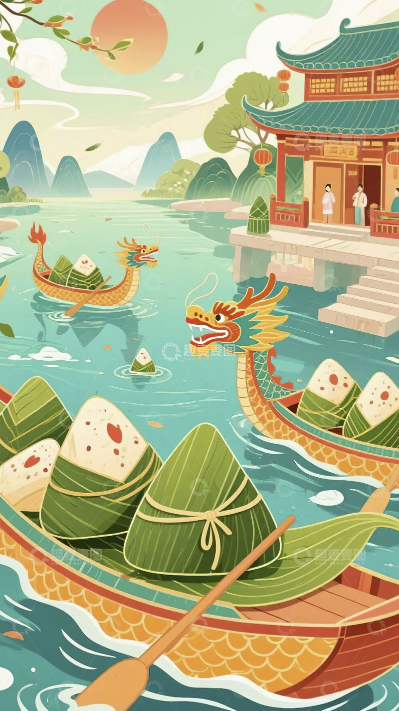 高清大图下载【趣麦麦图】端午节节日海报74