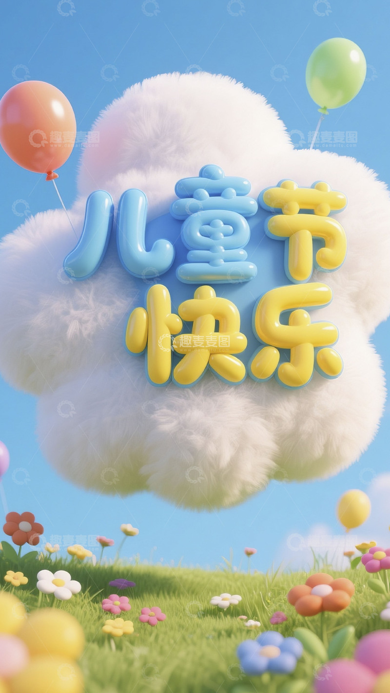 高清大图下载【趣麦麦图】儿童节海报116