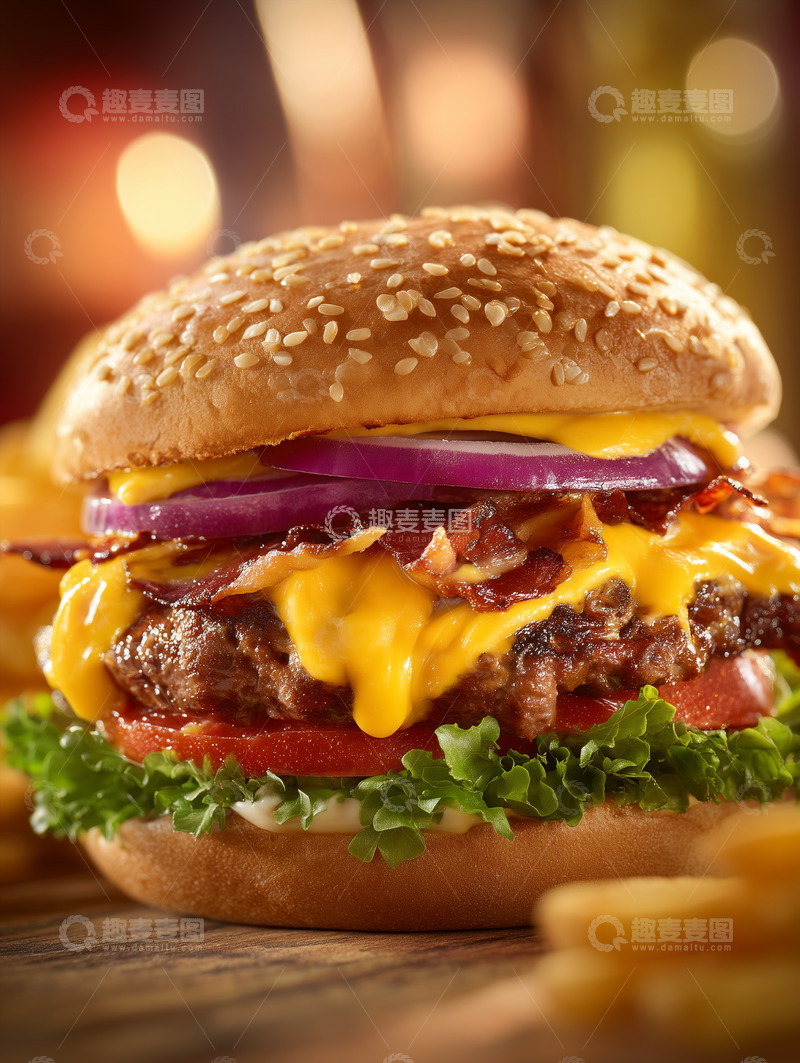 高清大图下载【趣麦麦图】汉堡摄影西餐美食28