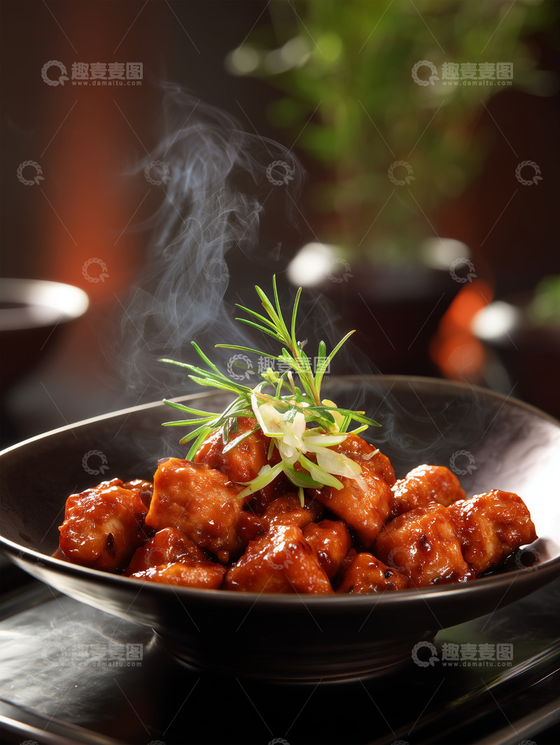 高清大图下载【趣麦麦图】辣子鸡丁中餐摄影图11