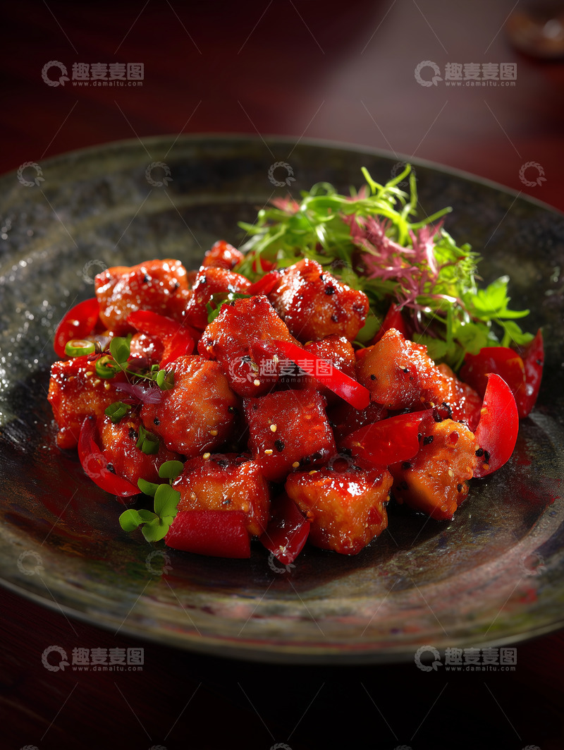 高清大图下载【趣麦麦图】辣子鸡丁中餐摄影图17