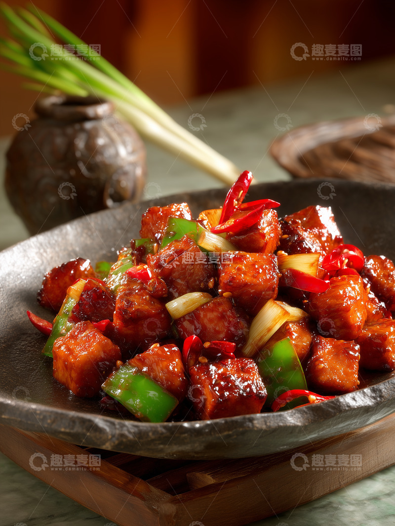 高清大图下载【趣麦麦图】辣子鸡丁中餐摄影图16