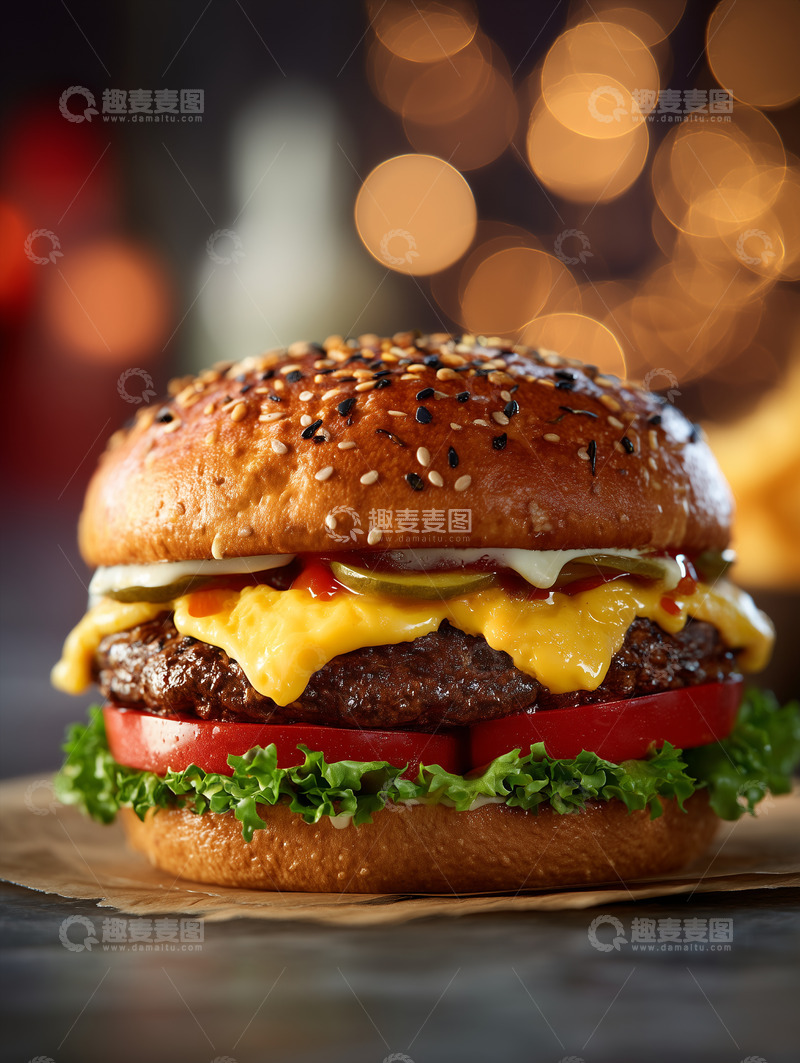 高清大图下载【趣麦麦图】汉堡摄影西餐美食5