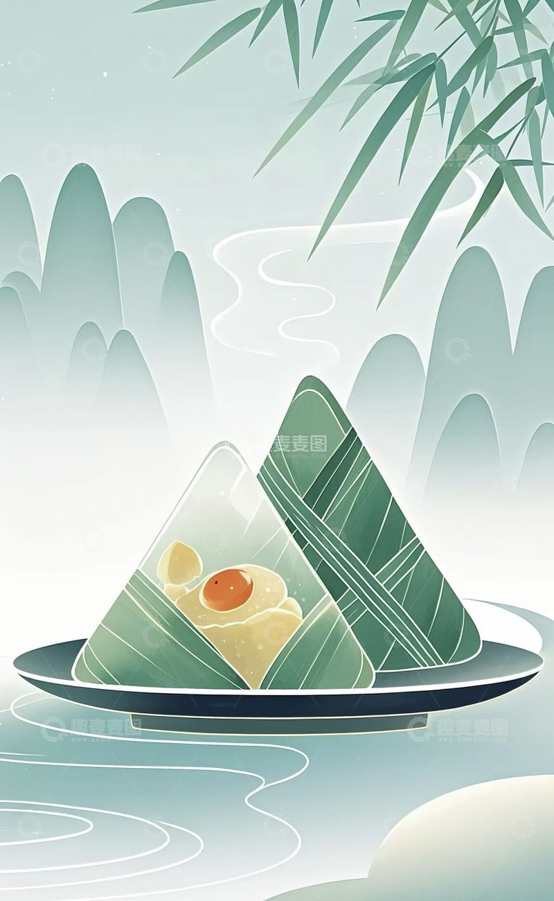 高清大图下载【趣麦麦图】端午节节日海报115