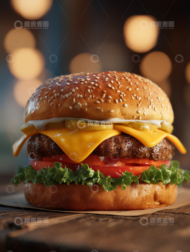 高清大图下载【趣麦麦图】汉堡摄影西餐美食4