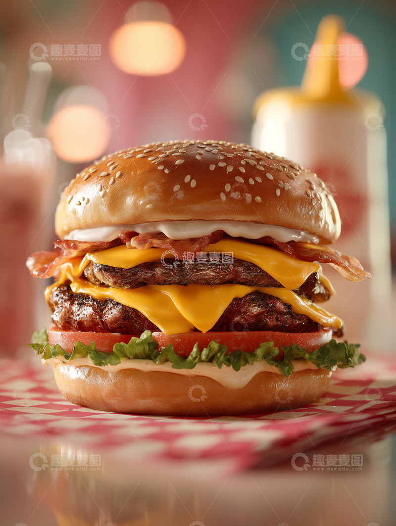 高清大图下载【趣麦麦图】汉堡摄影西餐美食27