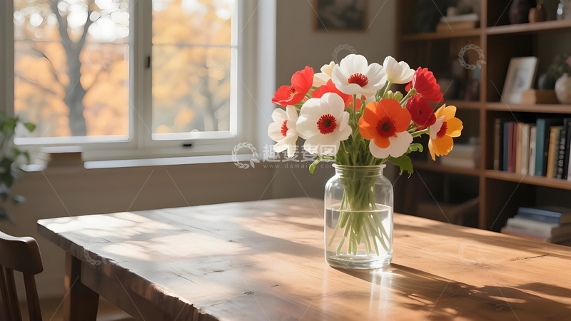 高清大图下载【趣麦麦图】秋日室内多彩花卉静物温馨自然风摄影作品