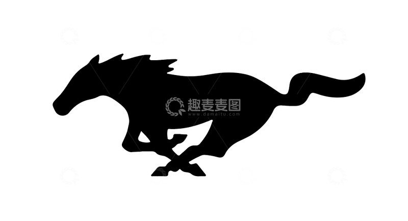 黑色野马logo