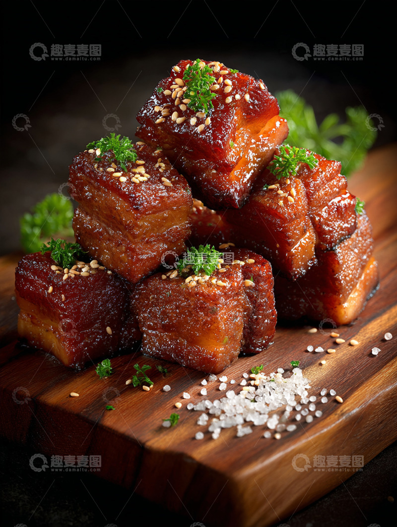 高清大图下载【趣麦麦图】脆皮五花摄影图10