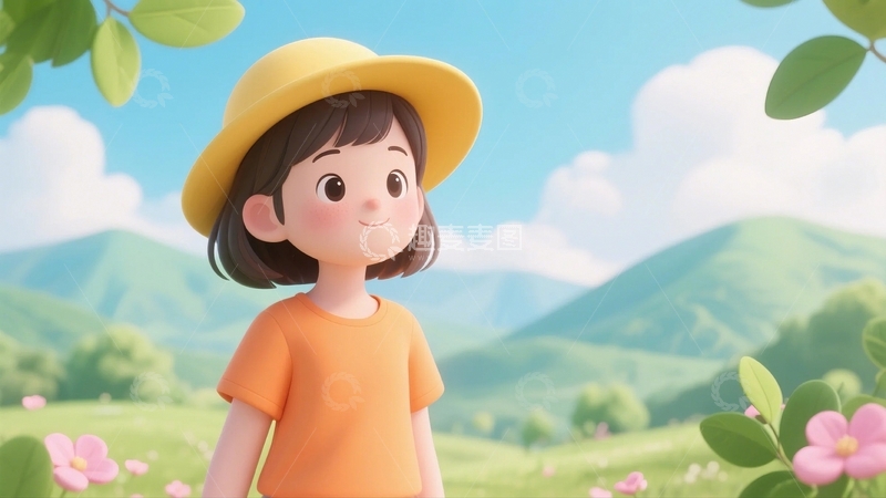 高清大图下载【趣麦麦图】春暖花开旅游人物4