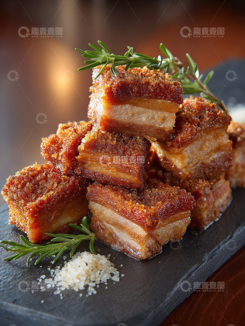 高清大图下载【趣麦麦图】脆皮五花摄影图11