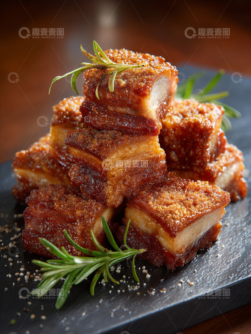 高清大图下载【趣麦麦图】脆皮五花摄影图5