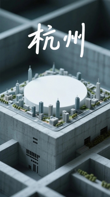 杭州地标建筑微缩模型2