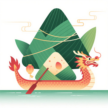 粽子  端午节 龙舟 粽叶  稻米  艾叶37