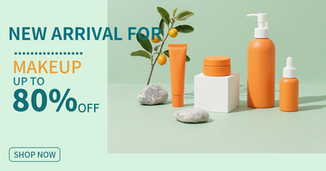 清新护肤跨境电商海报模板