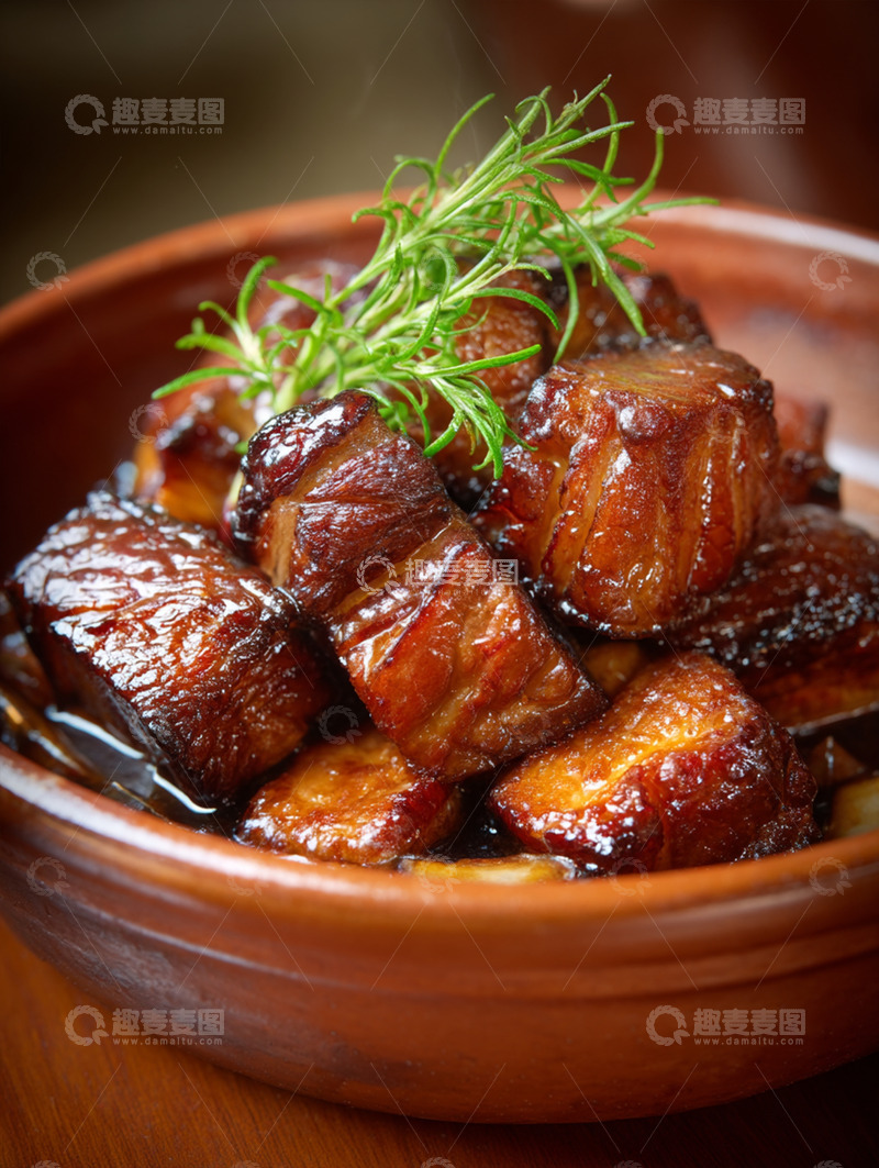 高清大图下载【趣麦麦图】美味的红烧肉摄影图13
