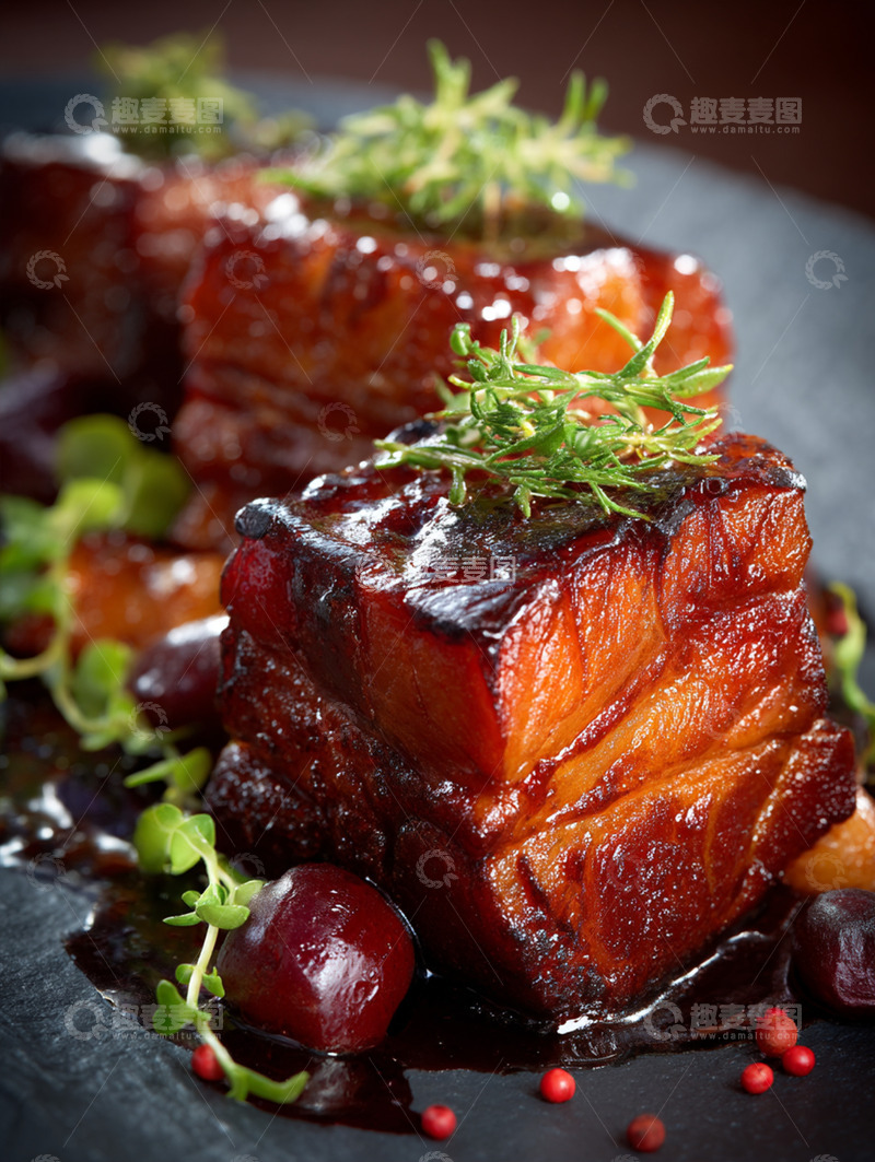 高清大图下载【趣麦麦图】美味的红烧肉摄影图2