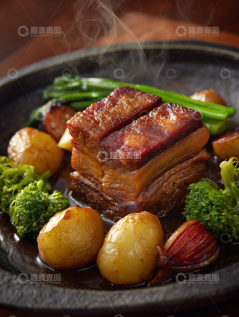 高清大图下载【趣麦麦图】美味的红烧肉摄影图14
