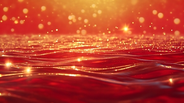 红色鎏金水面背景2