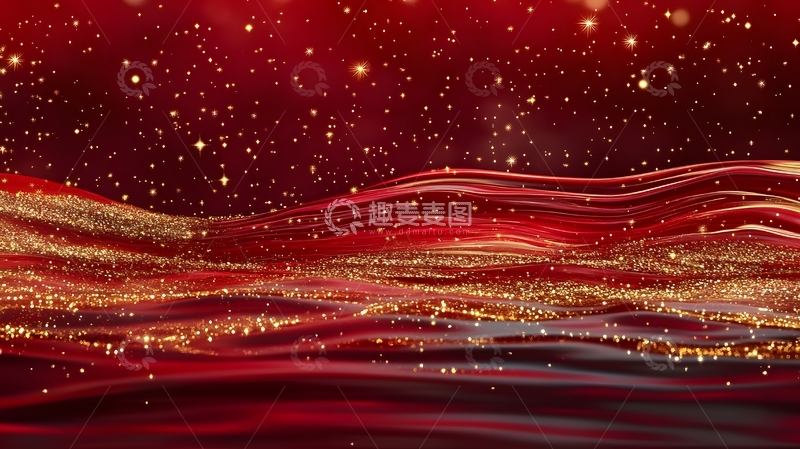 红色鎏金背景1
