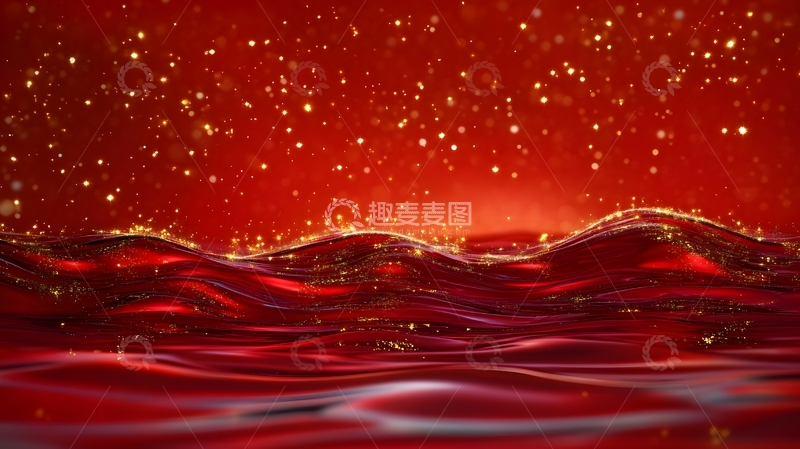 红色鎏金背景