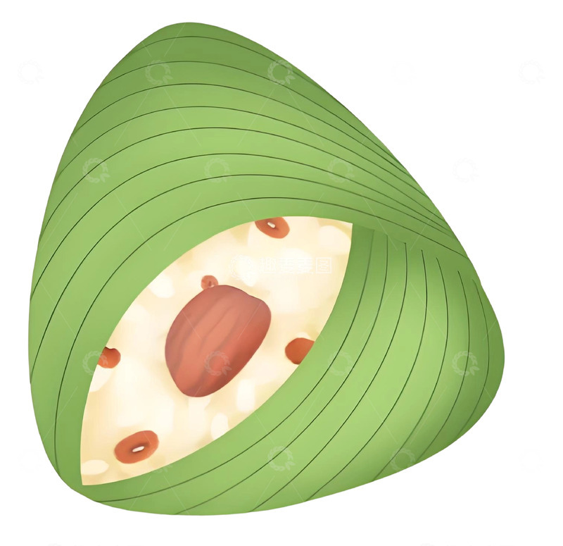 高清大图下载【趣麦麦图】端午节免扣素材粽子3