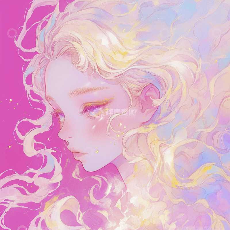 高清大图下载【趣麦麦图】动漫卡通女人