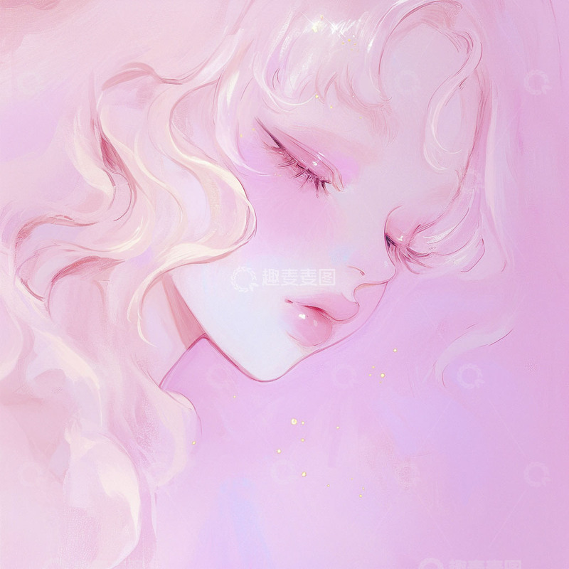 高清大图下载【趣麦麦图】动漫卡通女人1